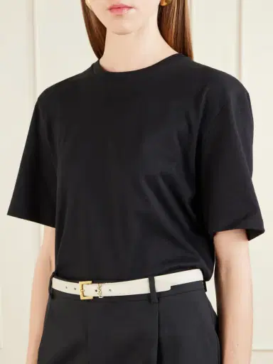 Saint Laurent Cassandre Leather Belt | Thumbnail 2 Saint Laurent Cassandre Leather Belt | Thumbnail 2