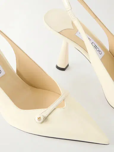 Jimmy Choo Amita 85 Embellished Patent-leather Slingback Pumps | Thumbnail 5 Jimmy Choo Amita 85 Embellished Patent-leather Slingback Pumps | Thumbnail 5