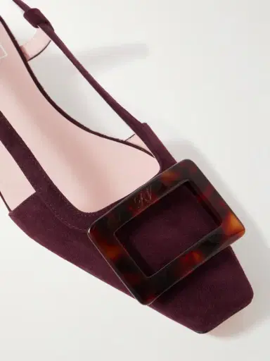 Roger Vivier Belle Vivier 25 Suede Pumps | Thumbnail 4 Roger Vivier Belle Vivier 25 Suede Pumps | Thumbnail 4