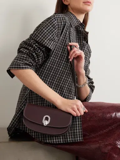 Savette Tondo Crescent Leather Shoulder Bag | Thumbnail 2 Savette Tondo Crescent Leather Shoulder Bag | Thumbnail 2