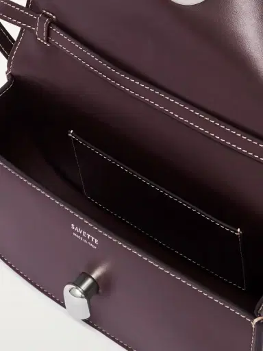 Savette Tondo Crescent Leather Shoulder Bag | Thumbnail 5 Savette Tondo Crescent Leather Shoulder Bag | Thumbnail 5