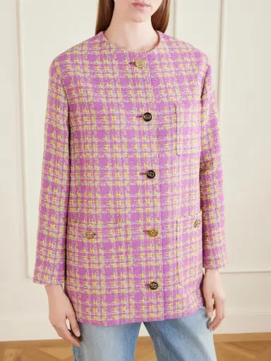 Gucci Cotton-blend Tweed Blazer | Thumbnail 3 Gucci Cotton-blend Tweed Blazer | Thumbnail 3