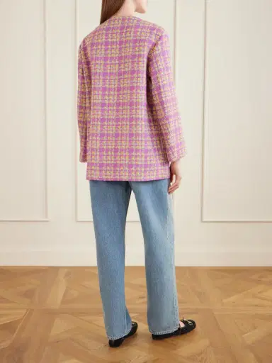 Gucci Cotton-blend Tweed Blazer | Thumbnail 4 Gucci Cotton-blend Tweed Blazer | Thumbnail 4