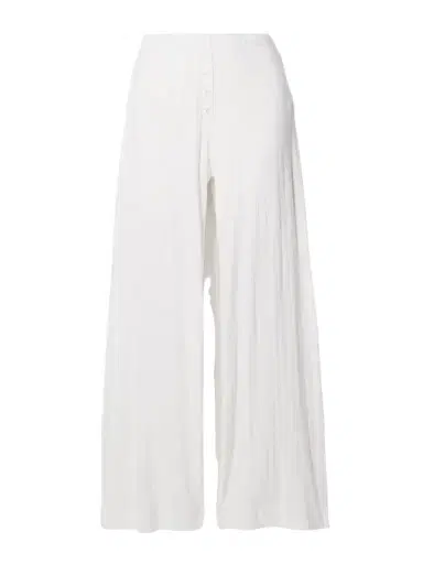 LESET Boxer Pointelle-knit Cotton Pants | Thumbnail 1 LESET Boxer Pointelle-knit Cotton Pants | Thumbnail 1