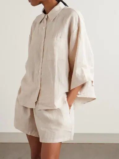 Deiji Studios 03 Linen Shirt And Shorts Set | Thumbnail 2 Deiji Studios 03 Linen Shirt And Shorts Set | Thumbnail 2