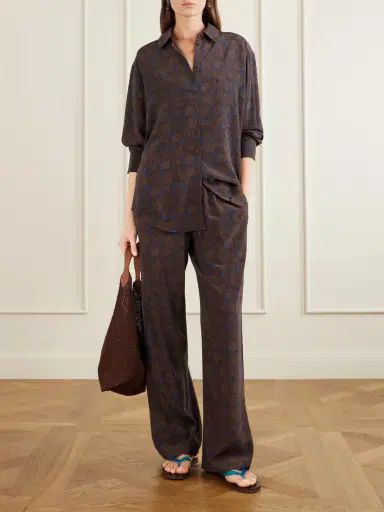 Matteau Printed Silk-crepe De Chine Shirt | Thumbnail 2 Matteau Printed Silk-crepe De Chine Shirt | Thumbnail 2