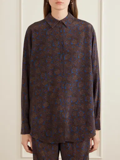 Matteau Printed Silk-crepe De Chine Shirt | Thumbnail 3 Matteau Printed Silk-crepe De Chine Shirt | Thumbnail 3