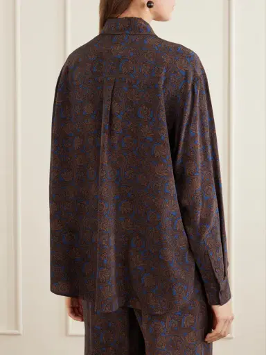 Matteau Printed Silk-crepe De Chine Shirt | Thumbnail 4 Matteau Printed Silk-crepe De Chine Shirt | Thumbnail 4