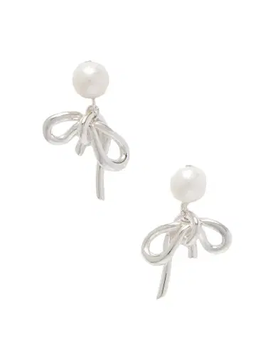 Completedworks Once In A Blue Moon Recycled Silver Pearl Earrings | Thumbnail 1 Completedworks Once In A Blue Moon Recycled Silver Pearl Earrings | Thumbnail 1