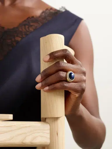 Jacquie Aiche Starburst 14-karat Gold Sapphire Ring | Thumbnail 2 Jacquie Aiche Starburst 14-karat Gold Sapphire Ring | Thumbnail 2