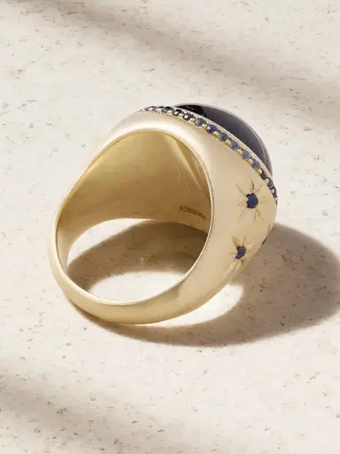 Jacquie Aiche Starburst 14-karat Gold Sapphire Ring | Thumbnail 3 Jacquie Aiche Starburst 14-karat Gold Sapphire Ring | Thumbnail 3