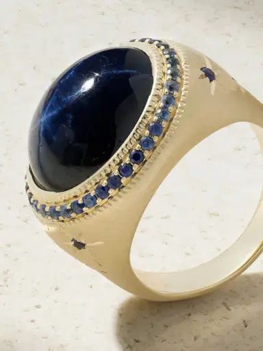 Jacquie Aiche Starburst 14-karat Gold Sapphire Ring | Thumbnail 4 Jacquie Aiche Starburst 14-karat Gold Sapphire Ring | Thumbnail 4