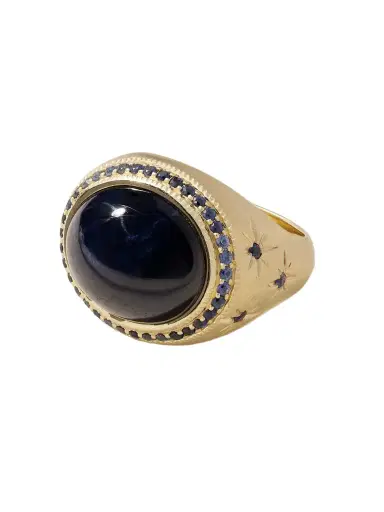 Jacquie Aiche Starburst 14-karat Gold Sapphire Ring | Thumbnail 1 Jacquie Aiche Starburst 14-karat Gold Sapphire Ring | Thumbnail 1