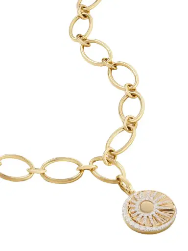 Foundrae Balance Oval Infinity 18-karat Gold Diamond Necklace | Thumbnail 1 Foundrae Balance Oval Infinity 18-karat Gold Diamond Necklace | Thumbnail 1