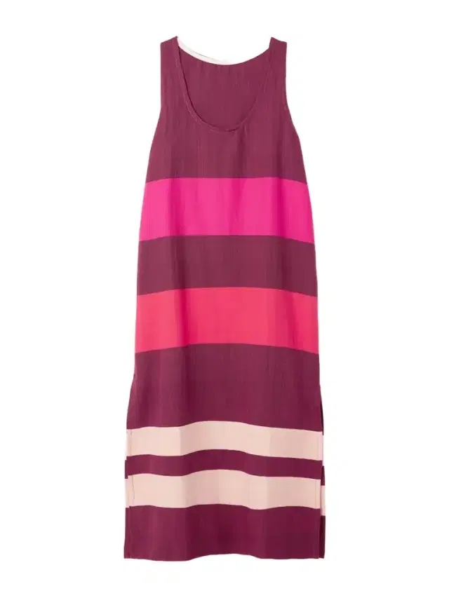 Lilian Striped Cotton Midi Dress Lilian Striped Cotton Midi Dress
