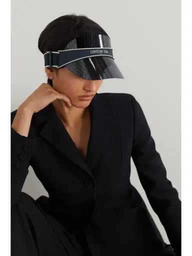 DIOR Eyewear Diorclub V1u Perspex And Cotton-blend Jacquard Visor | Thumbnail 2 DIOR Eyewear Diorclub V1u Perspex And Cotton-blend Jacquard Visor | Thumbnail 2