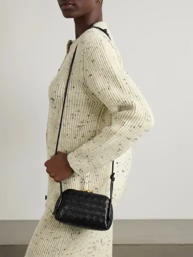 Bottega Veneta Concert Pouch Intrecciato Leather Shoulder Bag | Thumbnail 2 Bottega Veneta Concert Pouch Intrecciato Leather Shoulder Bag | Thumbnail 2