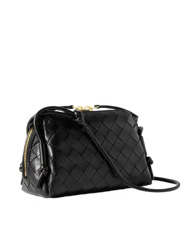 Bottega Veneta Concert Pouch Intrecciato Leather Shoulder Bag | Thumbnail 1 Bottega Veneta Concert Pouch Intrecciato Leather Shoulder Bag | Thumbnail 1