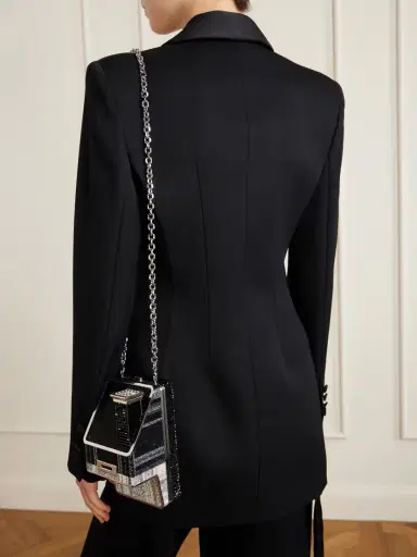 Judith Leiber Couture Image Crystal-embellished Silver-tone Clutch | Thumbnail 2 Judith Leiber Couture Image Crystal-embellished Silver-tone Clutch | Thumbnail 2