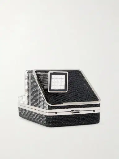 Judith Leiber Couture Image Crystal-embellished Silver-tone Clutch | Thumbnail 4 Judith Leiber Couture Image Crystal-embellished Silver-tone Clutch | Thumbnail 4