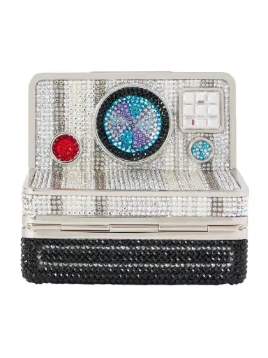 Judith Leiber Couture Image Crystal-embellished Silver-tone Clutch | Thumbnail 1 Judith Leiber Couture Image Crystal-embellished Silver-tone Clutch | Thumbnail 1