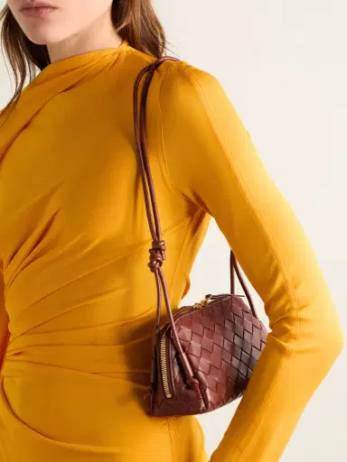 Bottega Veneta Concert Pouch Intrecciato Leather Shoulder Bag | Thumbnail 2 Bottega Veneta Concert Pouch Intrecciato Leather Shoulder Bag | Thumbnail 2