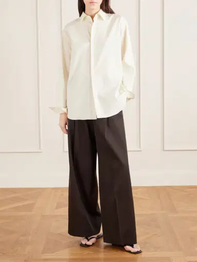 Auralee Finx Cotton-twill Shirt | Thumbnail 2 Auralee Finx Cotton-twill Shirt | Thumbnail 2