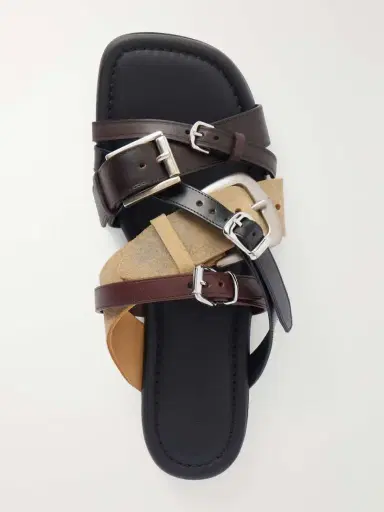 Acne Studios Buckled Leather Sandals | Thumbnail 6 Acne Studios Buckled Leather Sandals | Thumbnail 6
