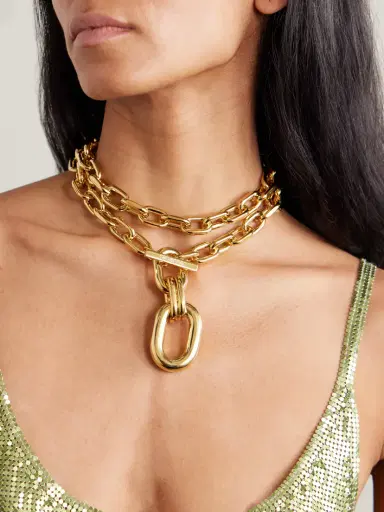 Rabanne Xl Link Gold-tone Necklace | Thumbnail 2 Rabanne Xl Link Gold-tone Necklace | Thumbnail 2
