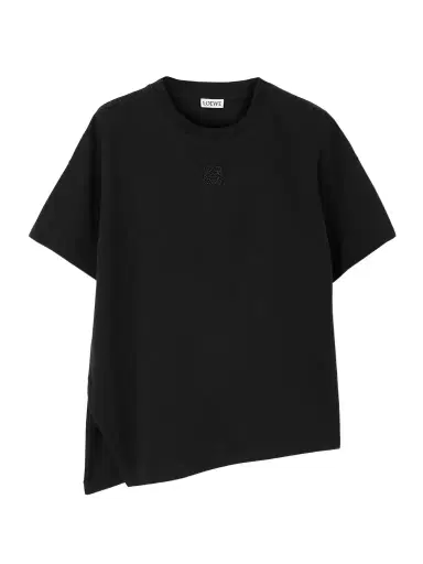 Loewe Anagram Asymmetric Cotton-blend Jersey T-shirt | Thumbnail 1 Loewe Anagram Asymmetric Cotton-blend Jersey T-shirt | Thumbnail 1