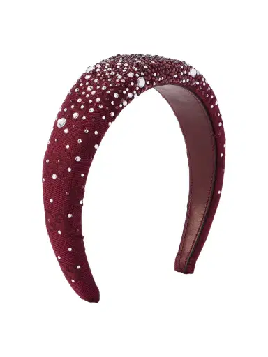 Gucci Ruth Crystal-embellished Padded Cotton-blend Jacquard Headband | Thumbnail 1 Gucci Ruth Crystal-embellished Padded Cotton-blend Jacquard Headband | Thumbnail 1
