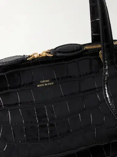 TOTEME Croc-effect Leather Tote | Thumbnail 4 TOTEME Croc-effect Leather Tote | Thumbnail 4