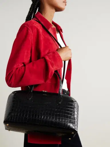 TOTEME Croc-effect Leather Tote | Thumbnail 6 TOTEME Croc-effect Leather Tote | Thumbnail 6