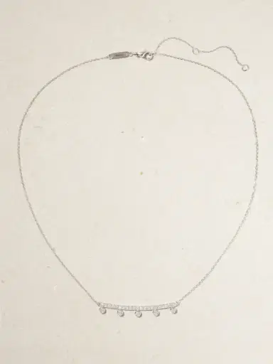 De Beers London Dewdrop 18-karat White Gold Diamond Necklace | Thumbnail 4 De Beers London Dewdrop 18-karat White Gold Diamond Necklace | Thumbnail 4