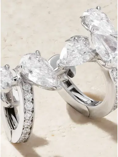Repossi Serti Sur Vide 18-karat White Gold Diamond Ear Cuff | Thumbnail 4 Repossi Serti Sur Vide 18-karat White Gold Diamond Ear Cuff | Thumbnail 4