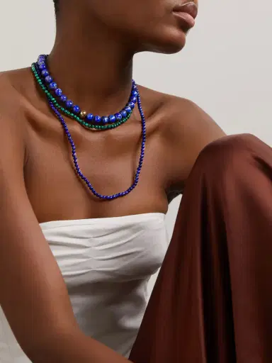 Mateo 14-karat Gold Lapis Lazuli Necklace | Thumbnail 2 Mateo 14-karat Gold Lapis Lazuli Necklace | Thumbnail 2