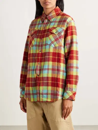 God’s True Cashmere Checked Cashmere Shirt | Thumbnail 3 God’s True Cashmere Checked Cashmere Shirt | Thumbnail 3