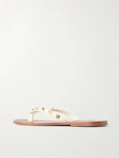 Valentino Garavani Rockstud Leather Thong Sandals | Thumbnail 3 Valentino Garavani Rockstud Leather Thong Sandals | Thumbnail 3