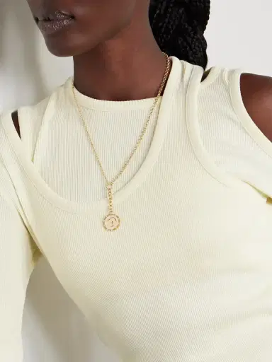 Foundrae Pause Medium Mixed Belcher Extension 18-karat Gold Diamond Necklace | Thumbnail 2 Foundrae Pause Medium Mixed Belcher Extension 18-karat Gold Diamond Necklace | Thumbnail 2