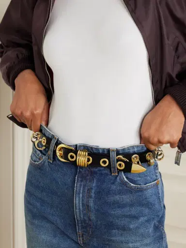 Déhanche Revenge Embellished Leather Belt | Thumbnail 2 Déhanche Revenge Embellished Leather Belt | Thumbnail 2