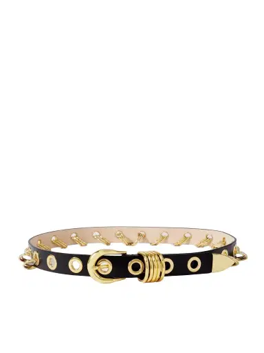 Déhanche Revenge Embellished Leather Belt | Thumbnail 1 Déhanche Revenge Embellished Leather Belt | Thumbnail 1