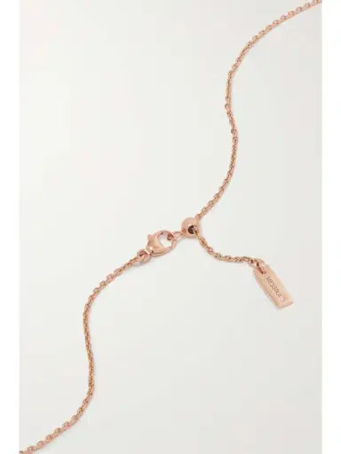 Messika Lucky Move 18-karat Rose Gold, Onyx And Diamond Necklace | Thumbnail 3 Messika Lucky Move 18-karat Rose Gold, Onyx And Diamond Necklace | Thumbnail 3
