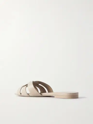 Saint Laurent Tribute Woven Leather Slides | Thumbnail 3 Saint Laurent Tribute Woven Leather Slides | Thumbnail 3