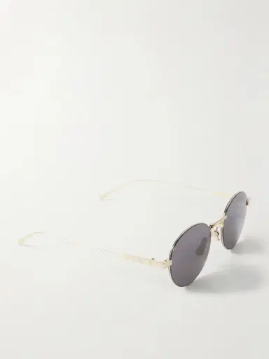 CELINE Eyewear Oro Round-frame Gold-tone Sunglasses | Thumbnail 3 CELINE Eyewear Oro Round-frame Gold-tone Sunglasses | Thumbnail 3