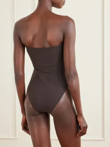 Saint Laurent Bow-detailed Strapless Swimsuit | Thumbnail 3 Saint Laurent Bow-detailed Strapless Swimsuit | Thumbnail 3