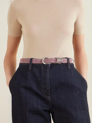 Déhanche 2.5 Cm Hollyhock Suede Belt | Thumbnail 2 Déhanche 2.5 Cm Hollyhock Suede Belt | Thumbnail 2