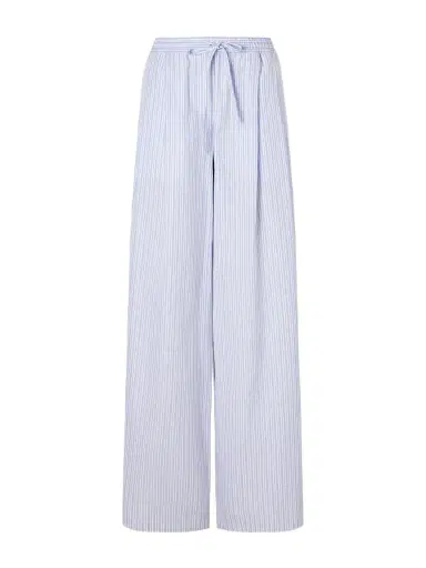 Dolce & Gabbana Pleated Striped Cotton-poplin Wide-leg Pants | Thumbnail 1 Dolce & Gabbana Pleated Striped Cotton-poplin Wide-leg Pants | Thumbnail 1