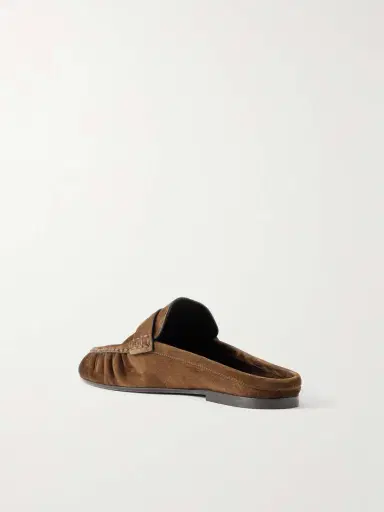 Saint Laurent Le Loafer Suede Slippers | Thumbnail 3 Saint Laurent Le Loafer Suede Slippers | Thumbnail 3
