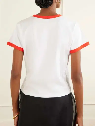 LESET Margo Cotton-jersey T-shirt | Thumbnail 3 LESET Margo Cotton-jersey T-shirt | Thumbnail 3