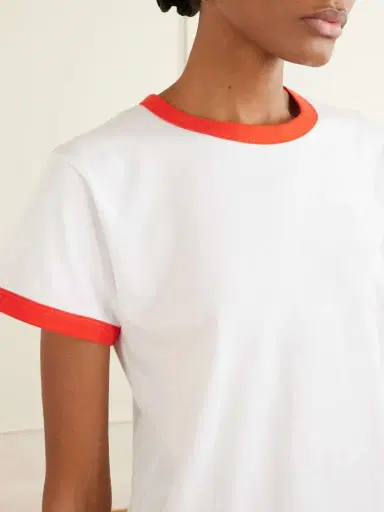 LESET Margo Cotton-jersey T-shirt | Thumbnail 4 LESET Margo Cotton-jersey T-shirt | Thumbnail 4